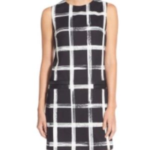 Eliza J retro-style shift black dress